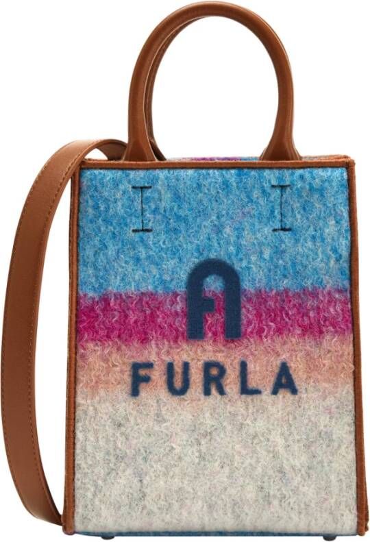Furla Tote Bags Blauw Dames