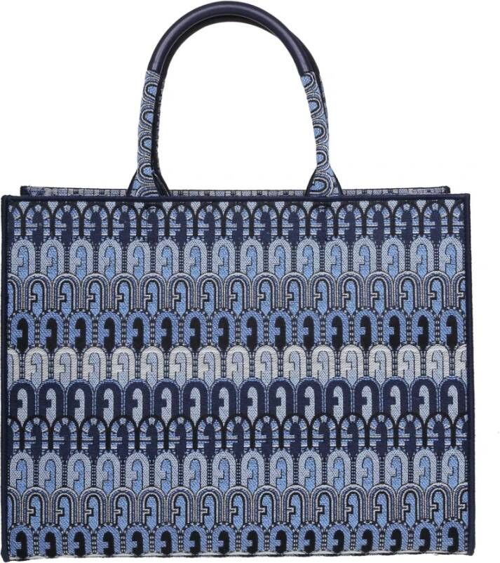 Furla Tote Bags Blauw Dames