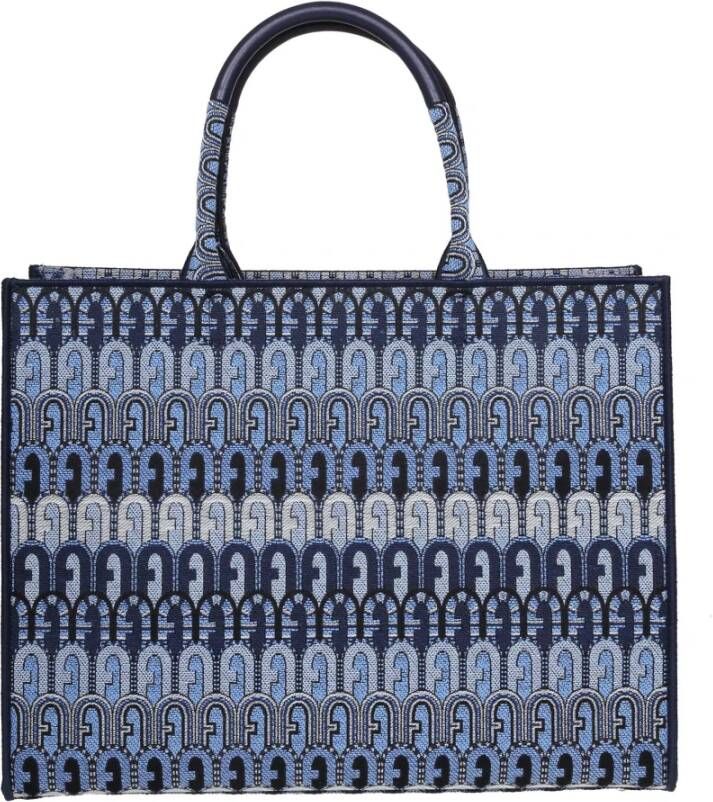 Furla Tote Bags Blauw Dames