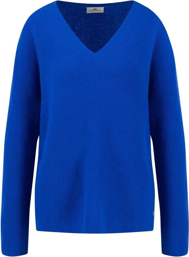 FYNCH-HATTON Kasjmier gebreide pullover met V-hals