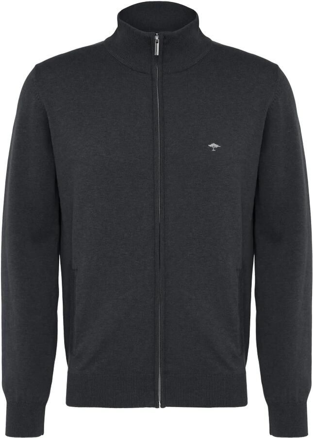 FYNCH-HATTON Vest met ritssluiting en logo-geborduurde details