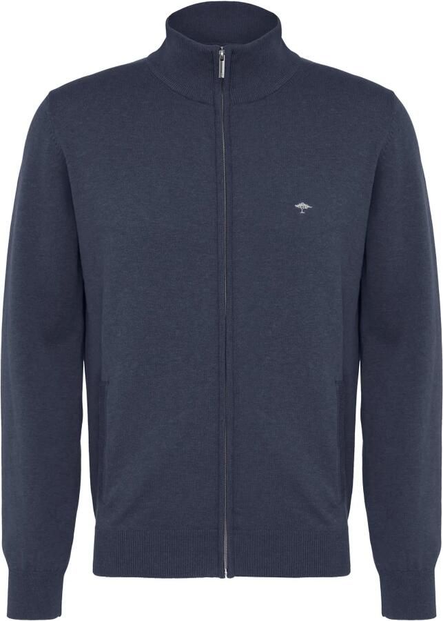 FYNCH-HATTON Vest met ritssluiting en logo-geborduurde details