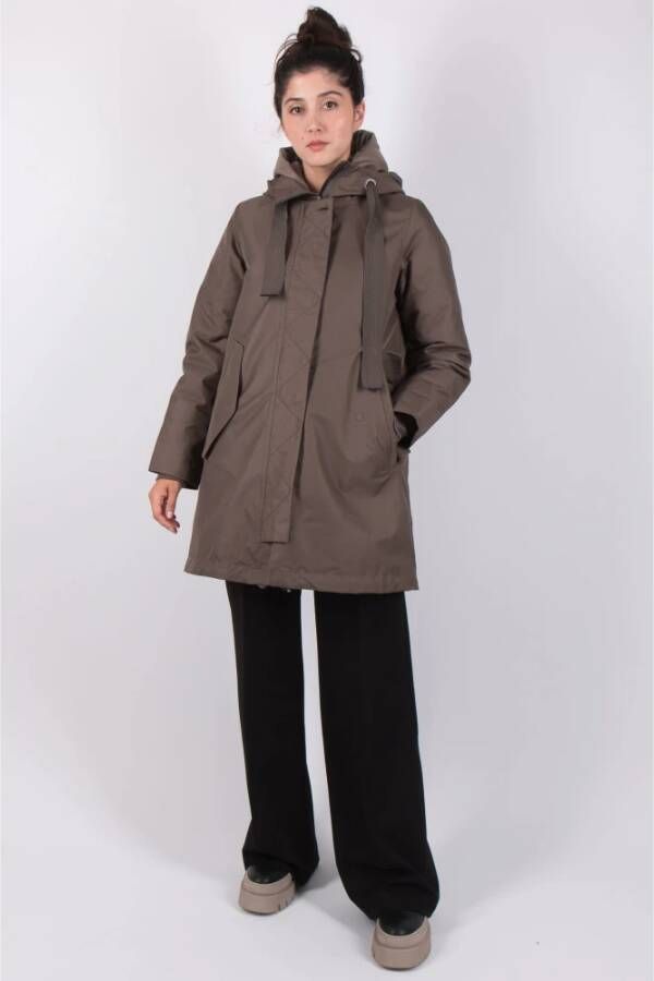 G-lab Parka Ivy Taupe W1088 Af02 Bruin Dames