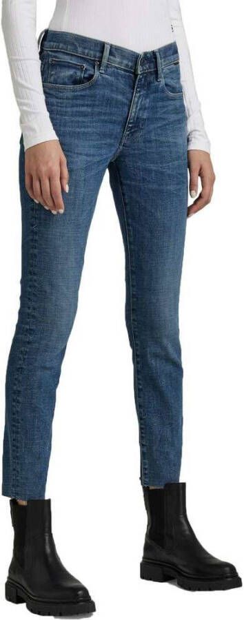 G-Star 3301 Skinny Jeans Blauw Dames