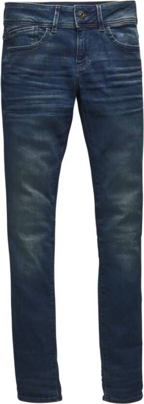 G-Star Dames skinny jeans lynn Blauw Dames