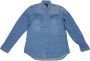 G-Star RAW Unisex 3301 Slim Shirt Midden blauw Heren - Thumbnail 6