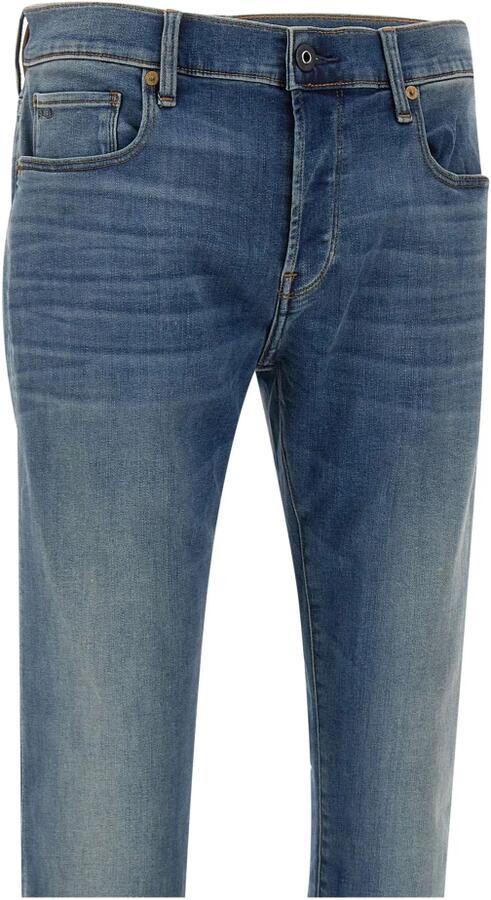 G-Star 3301 Slim Jeans Schoonste Stijl in Denim Assortiment Blauw Heren