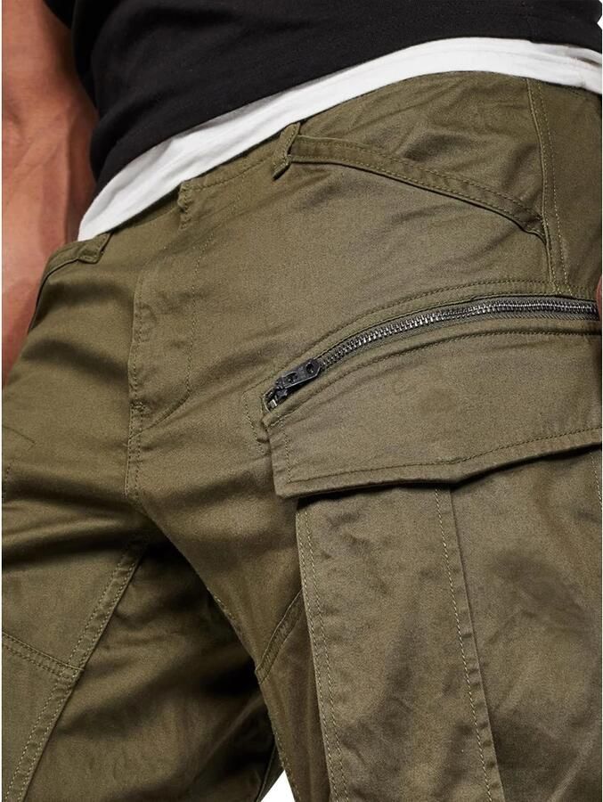 G-STAR Rovic zip 3d regular fit cargobroek met katoen 6059 dk bronze green - Foto 17