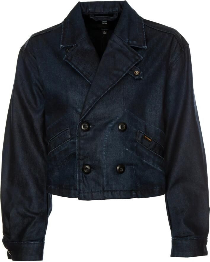 G-Star RAW Cropped Peacoat Jack Donkerblauw Dames - Foto 4