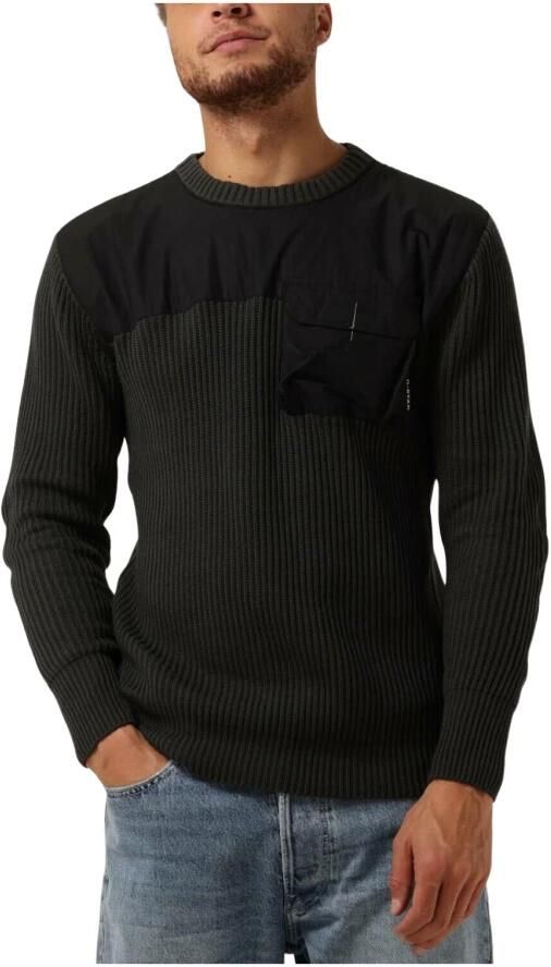 G-STAR RAW Heren Truien & Vesten Army R Knit Grijs - Foto 5