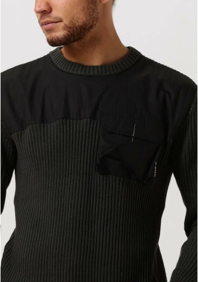 G-STAR RAW Heren Truien & Vesten Army R Knit Grijs - Foto 3
