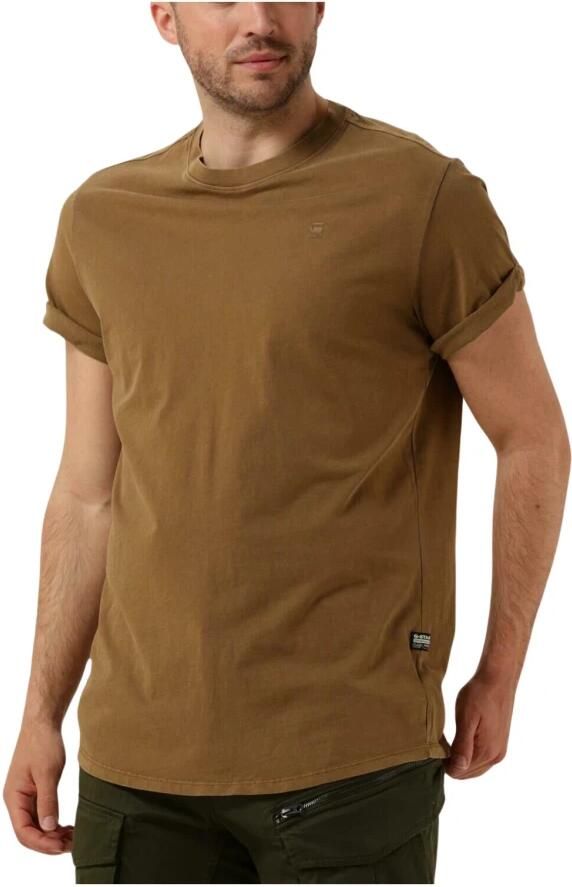 G-STAR RAW Heren Polo's & T-shirts Lash R T S s Camel - Foto 3