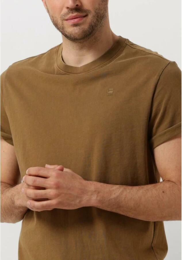 G-STAR RAW Heren Polo's & T-shirts Lash R T S s Camel