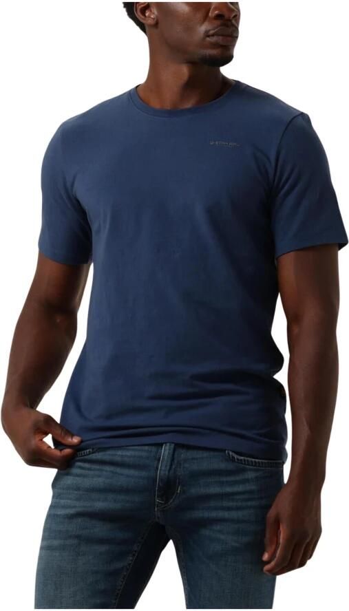 G-STAR RAW Heren Polo's & T-shirts Slim Base R T S s Donkerblauw - Foto 3