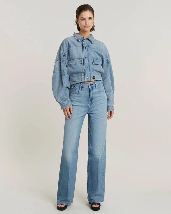 G-Star RAW Deck 2.0 High Loose Jeans Lichtblauw Dames - Foto 3