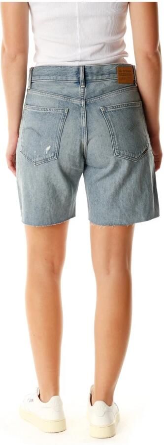 G-Star RAW High Bermuda Short Raw Edge Lichtblauw Dames - Foto 3