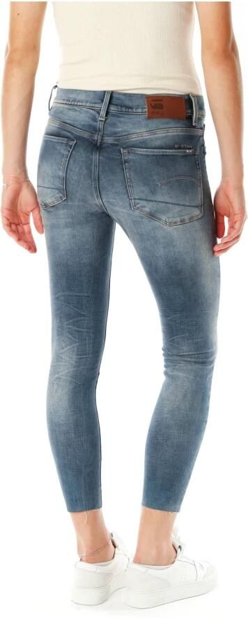G-Star RAW 3301 Skinny Ankle Jeans Midden blauw Dames - Foto 5