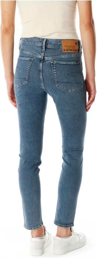 G-Star RAW 3301 Skinny Jeans Midden blauw Dames - Foto 8