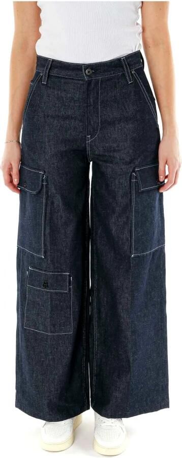 G-Star RAW Mega Cargo Denim Jeans Donkerblauw Dames - Foto 4