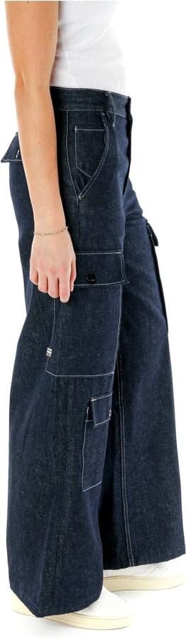 G-Star RAW Mega Cargo Denim Jeans Donkerblauw Dames - Foto 3