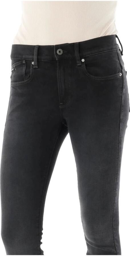 G-Star RAW Lhana skinny jeans worn in black onyx
