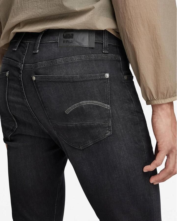 Zwarte G Star Raw Skinny Jeans A634 Elto Black Superstretch - Foto 14