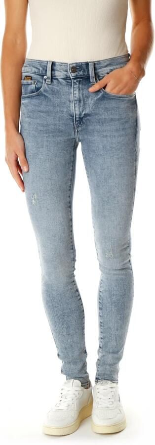 G-Star Mid Waist Skinny Fit Jeans Blue Dames - Foto 11
