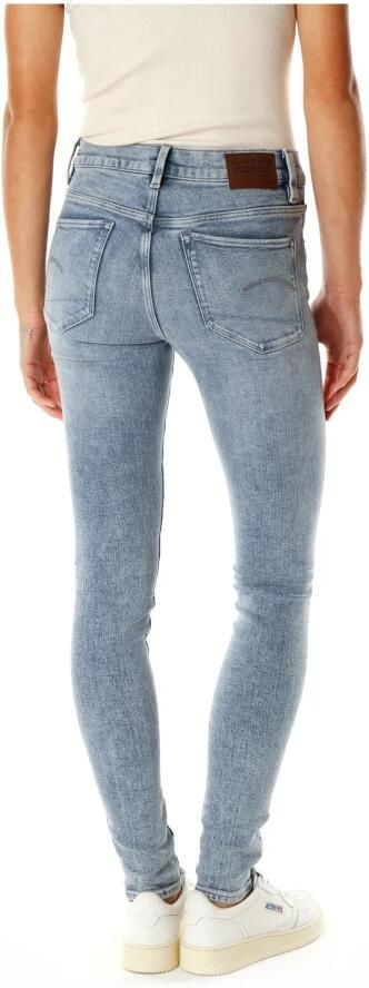 G-Star Mid Waist Skinny Fit Jeans Blue Dames - Foto 9