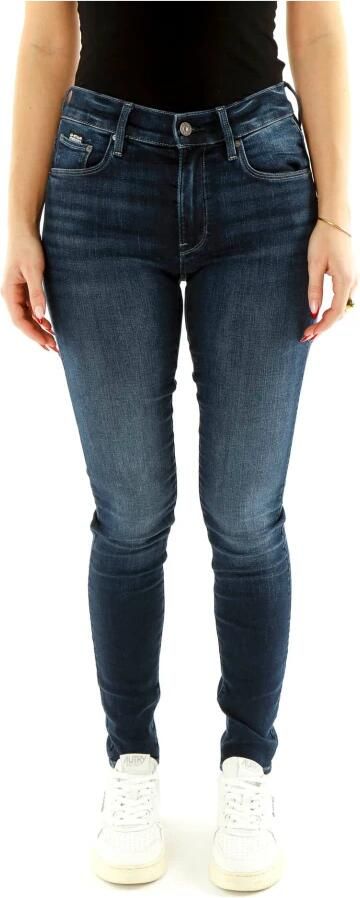 G-Star RAW 3301 Skinny Jeans Donkerblauw Dames - Foto 17