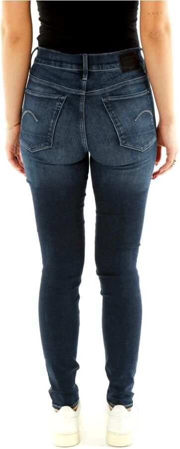 G-Star RAW 3301 Skinny Jeans Donkerblauw Dames - Foto 14