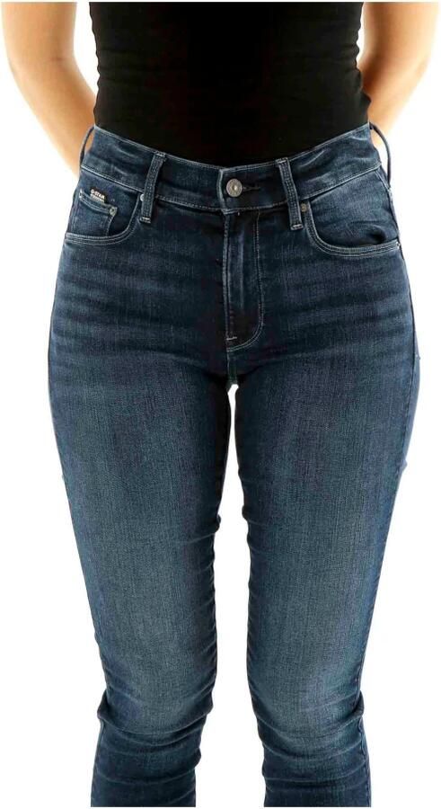 G-Star RAW 3301 Skinny Jeans Donkerblauw Dames - Foto 13