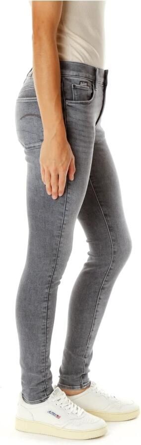 G-Star Mid Waist Skinny Fit Jeans Gray Dames - Foto 3
