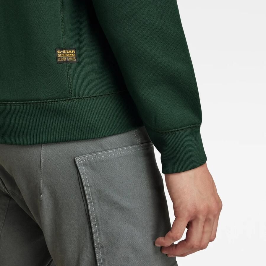 G-STAR RAW Heren Truien & Vesten Premium Core Hdd Sw L s Groen - Foto 2