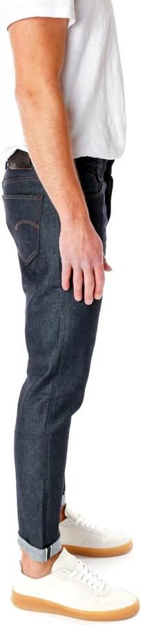 G-Star RAW Premium 3301 Slim Selvedge Jeans Donkerblauw Heren - Foto 3