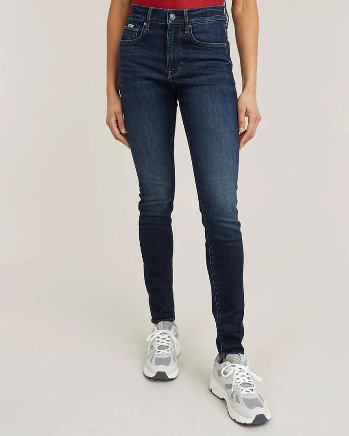 G-Star RAW 3301 Skinny Jeans Donkerblauw Dames - Foto 11