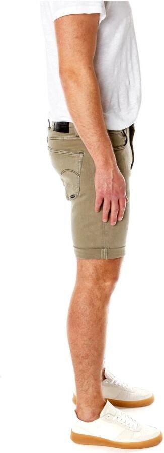 G-Star RAW 3301 Slim Denim Short Groen Heren - Foto 9