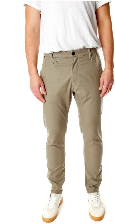 G-Star Slim Fit Chino Broek met Stretch-Canvas Green Heren - Foto 4
