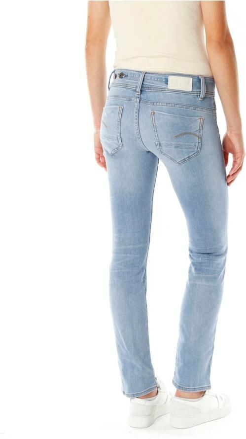 G-Star RAW Straight jeans Midge 5-pocketsmodel met markante stiknaden - Foto 10