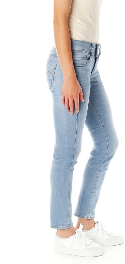 G-Star RAW Straight jeans Midge 5-pocketsmodel met markante stiknaden - Foto 11