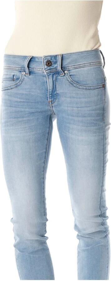 G-Star RAW Straight jeans Midge 5-pocketsmodel met markante stiknaden - Foto 13