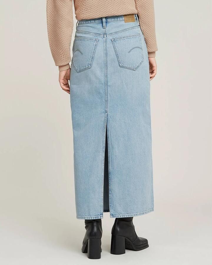 G-Star RAW Viktoria Lange Rok Lichtblauw Dames - Foto 11