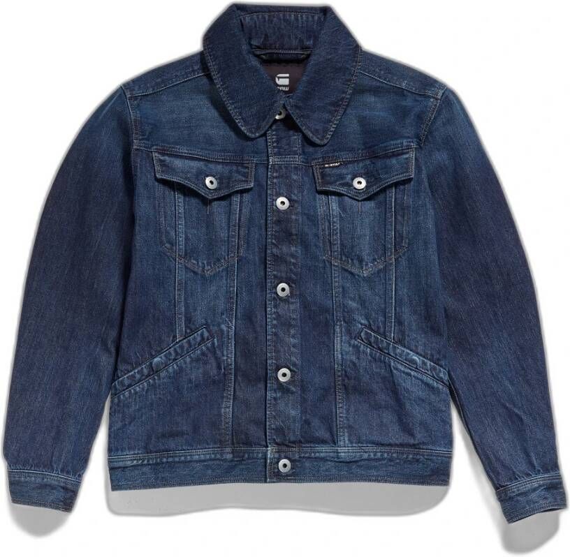 G-Star RAW Unisex Flight Combat Jack Donkerblauw Heren