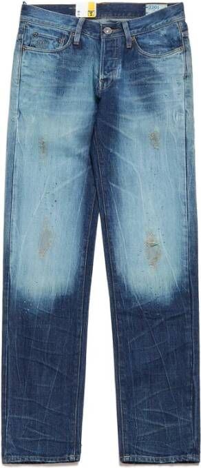 G-Star Jeans 3301 lage taps toelopend Blauw Heren