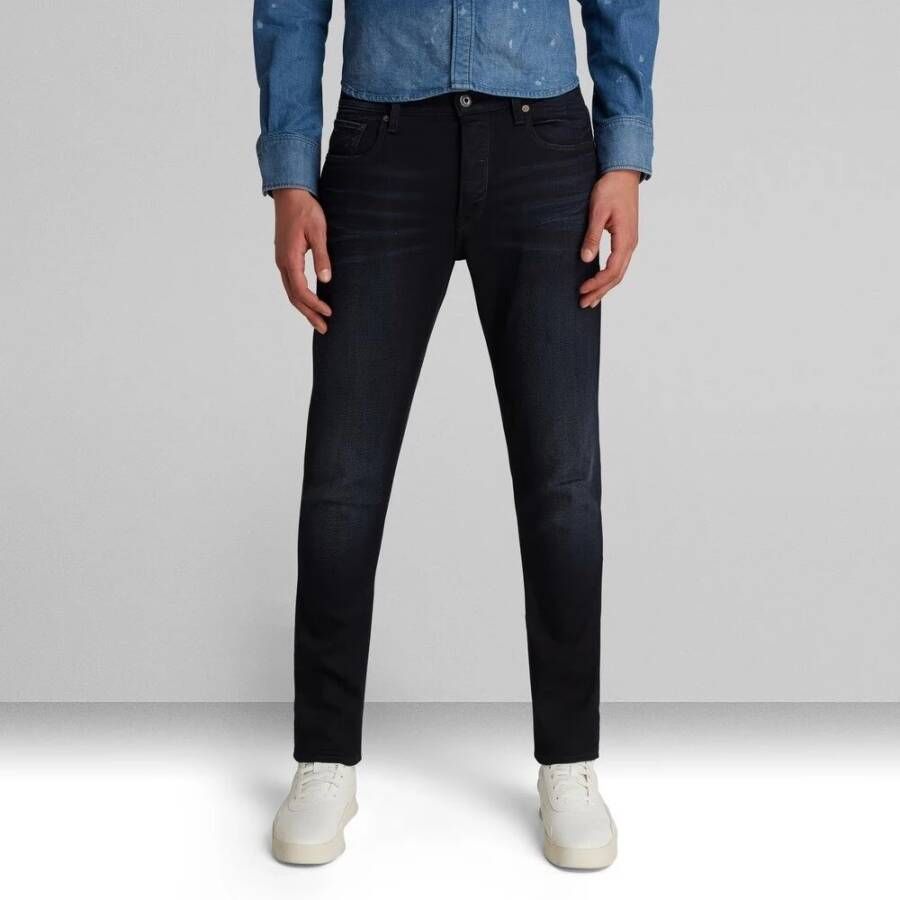 G-Star Jeans 3301 Slim Zwart Heren