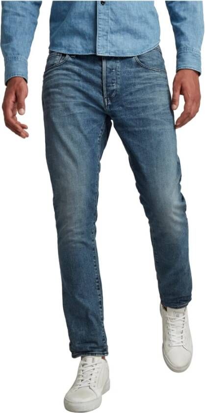 G-Star Jeans- gs 3301 slank Blauw Heren