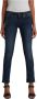 G-Star RAW Straight jeans Midge Saddle Straight 5-pocketsmodel met markante stiknaden - Thumbnail 4