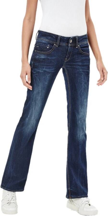 G-Star Midge Boot-cut Jeans Blauw Dames