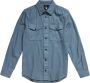 G-Star Overhemd- GS Marine Slim FIT Shirt Blauw Heren - Thumbnail 1