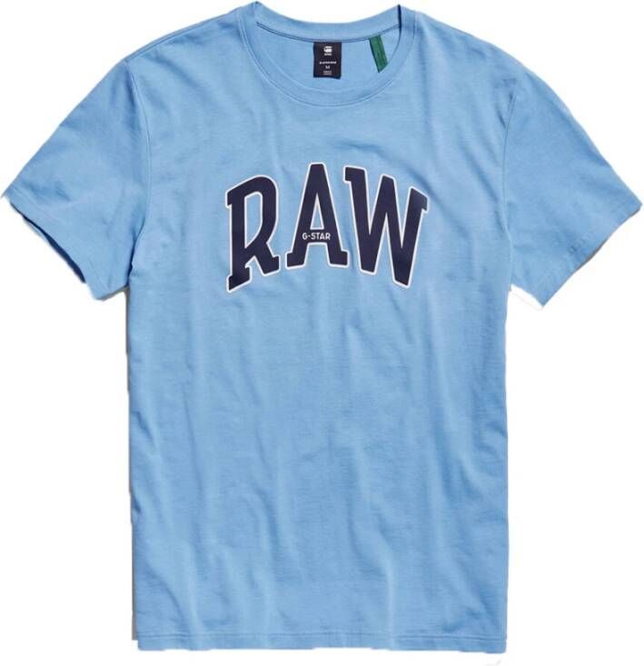 G-Star RAW University T-Shirt Midden blauw Heren