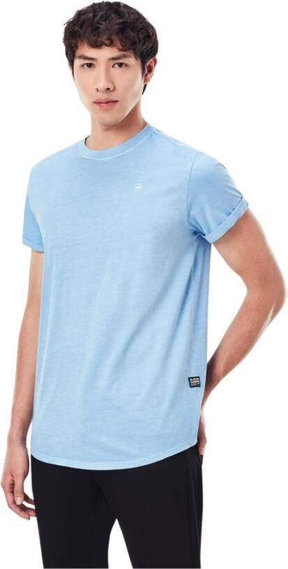 G-Star Raw Lash Jersey T-shirt Blauw Heren
